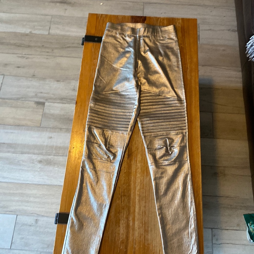 oober swank metallic leggings NWT